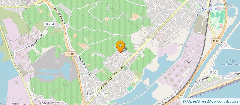 localisation de l'entreprise STUDIO SUD à FRONTIGNAN