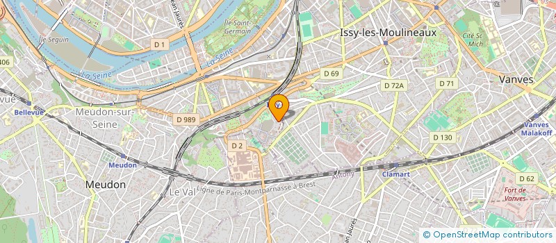 localisation de l'entreprise STUDIO SUPER CHROMA à ISSY-LES-MOULINEAUX