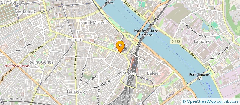 localisation de l'entreprise STUDIO T  BORDEAUX