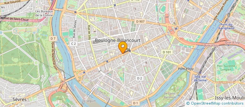 localisation de l'entreprise STUDIO TARAS à BOULOGNE-BILLANCOURT