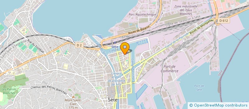 localisation de l'entreprise STUDIO TE  SETE