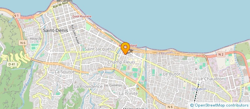 localisation de l'entreprise STUDIO TERRASSES FLEURIES  SAINT-DENIS