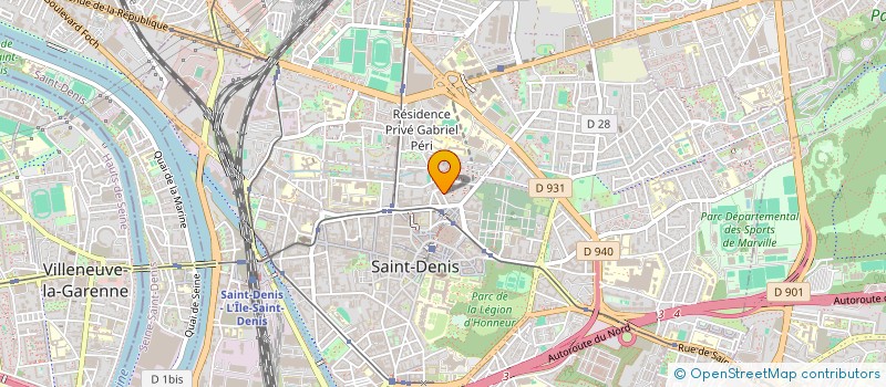 localisation de l'entreprise STUDIO TERRES A TERRE  SAINT-DENIS