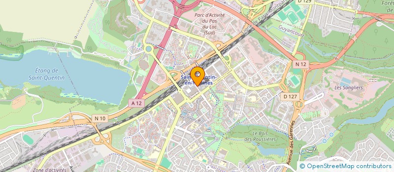 localisation de l'entreprise STUDIO TF1 DEVELOPPEMENT à MONTIGNY-LE-BRETONNEUX