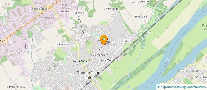 localisation de l'entreprise STUDIO THE BOX à THOUARE-SUR-LOIRE