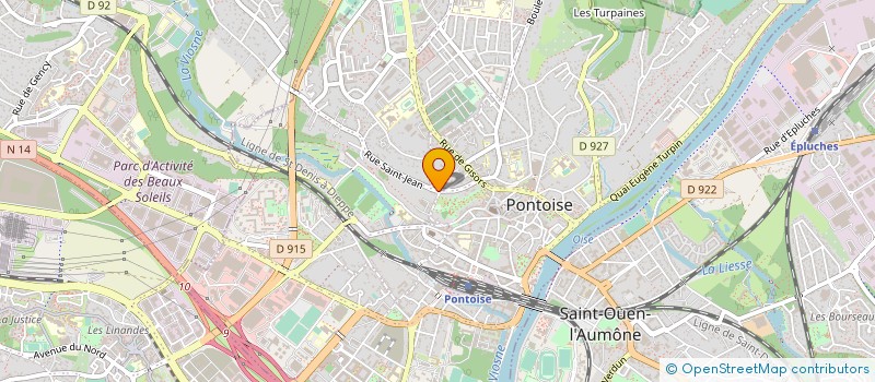 localisation de l'entreprise STUDIO TINIG  PONTOISE