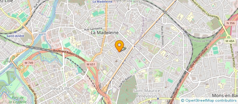localisation de l'entreprise STUDIO TOVAR à LA MADELEINE