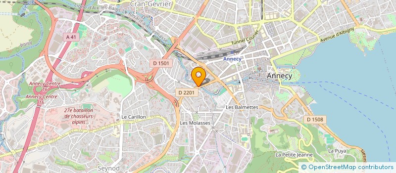 localisation de l'entreprise STUDIO TRIANGLE à ANNECY