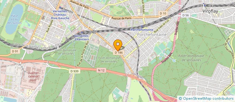 localisation de l'entreprise STUDIO URBAN à VERSAILLES