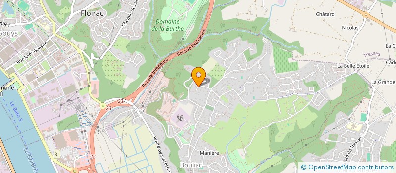 localisation de l'entreprise STUDIO V.  BOULIAC