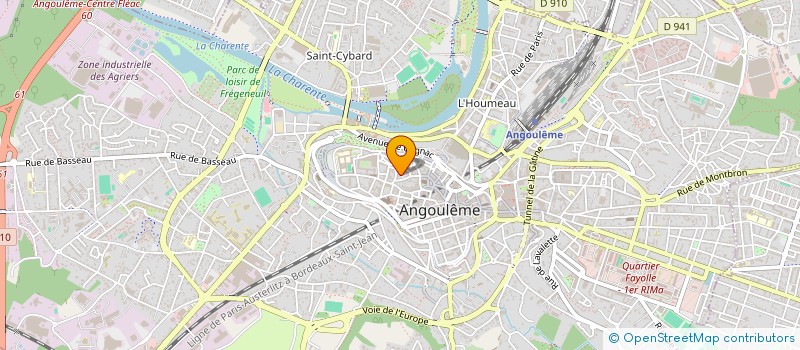 localisation de l'entreprise STUDIO VAUBAN à ANGOULEME