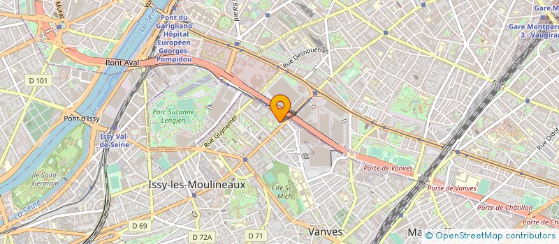 localisation de l'entreprise STUDIO VERT à ISSY-LES-MOULINEAUX