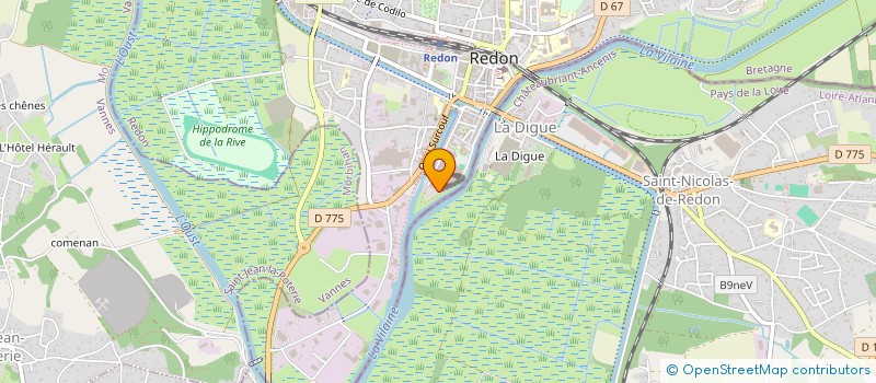 localisation de l'entreprise STUDIO VERT BASILIC  LA CHAPELLE-DE-BRAIN