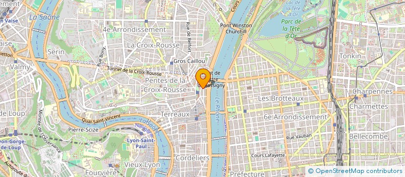 localisation de l'entreprise STUDIO VERTIGO à LYON