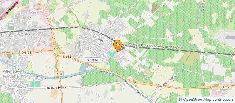 localisation de l'entreprise STUDIO VINS  VILLENEUVE-LES-BEZIERS