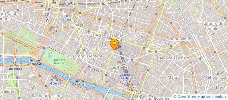 localisation de l'entreprise STUDIO W à PARIS