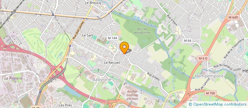 localisation de l'entreprise STUDIO WANO  VILLENEUVE-D'ASCQ