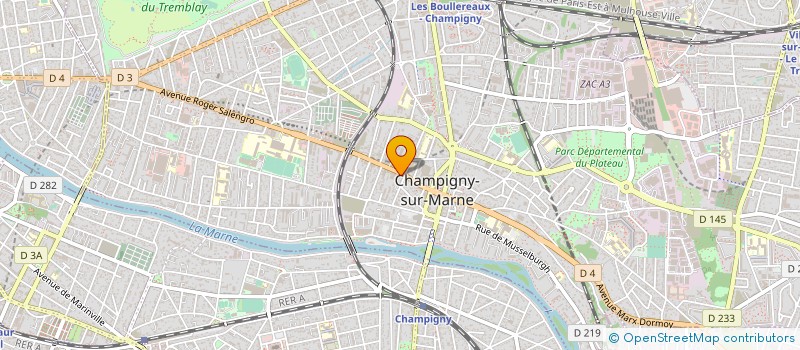 localisation de l'entreprise STUDIO WEB CONSEIL  CHAMPIGNY-SUR-MARNE