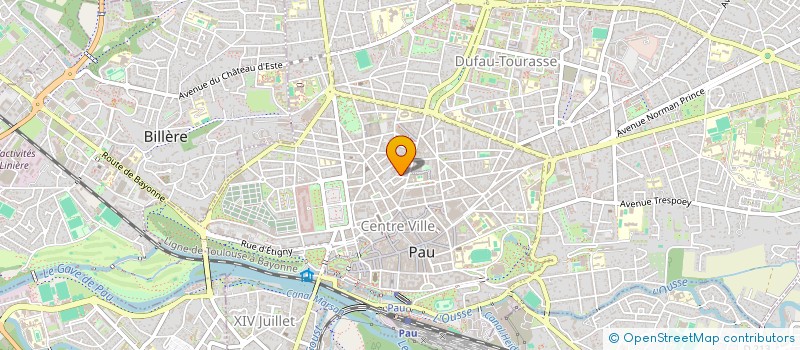 localisation de l'entreprise STUDIO WINDSOR à PAU