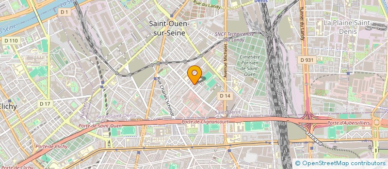 localisation de l'entreprise STUDIO WIP à SAINT-OUEN-SUR-SEINE
