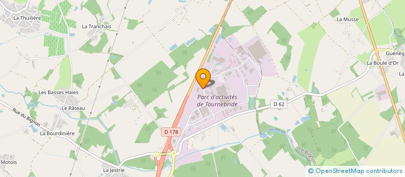 localisation de l'entreprise STUDIO XL  CHEVROLIERE (LA)