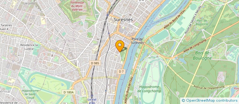 localisation de l'entreprise STUDIO ZELLE à SURESNES