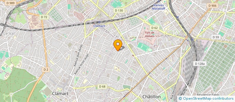 localisation de l'entreprise STUDIO137  CHATILLON