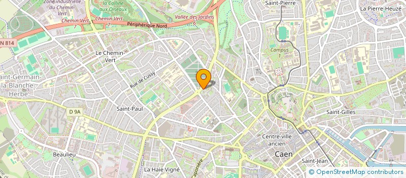 localisation de l'entreprise STUDIO96 à CAEN