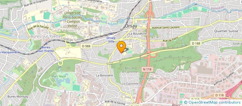 localisation de l'entreprise STUDIO9MOIS à ORSAY