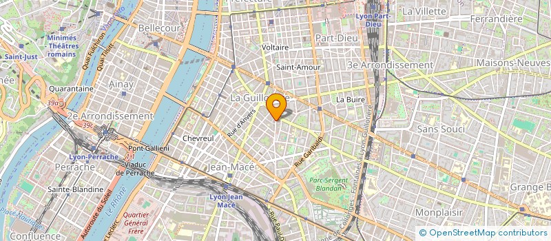 localisation de l'entreprise STUDIOFLY à LYON