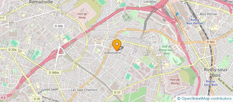 localisation de l'entreprise STUDIOHEAD à MONTREUIL