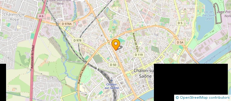 localisation de l'entreprise STUDIOKRUGER71 à CHALON-SUR-SAONE