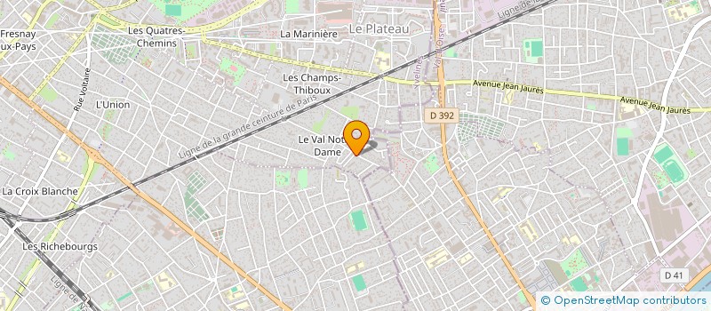 localisation de l'entreprise STUDIOLAB à SARTROUVILLE