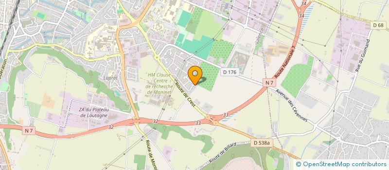 localisation de l'entreprise STUDIOMEDIA LYON à VALENCE