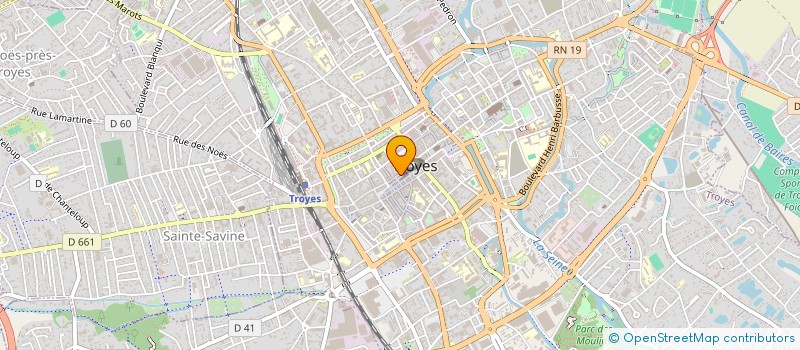 localisation de l'entreprise STUDIOR à TROYES