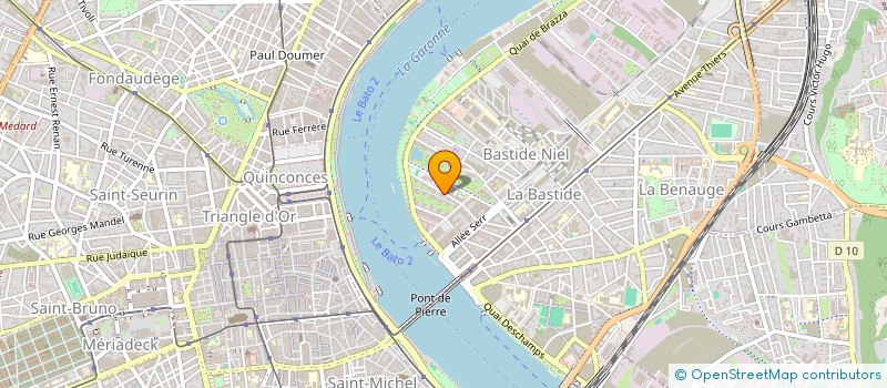 localisation de l'entreprise STUDIORING  BORDEAUX