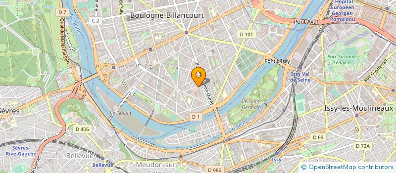 localisation de l'entreprise STUDIOS COPPRA à BOULOGNE-BILLANCOURT