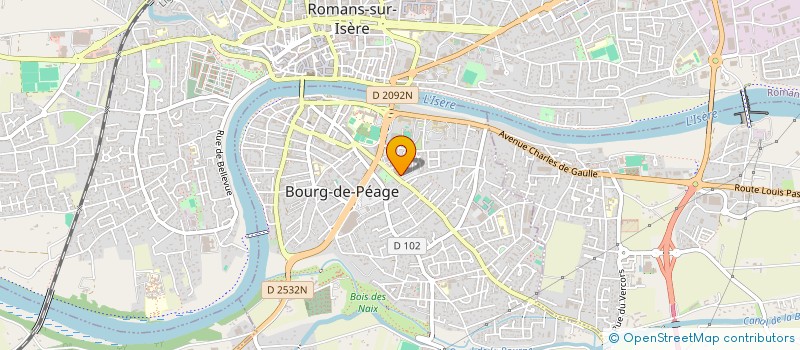 localisation de l'entreprise STUDIOS DONUTS à BOURG-DE-PEAGE