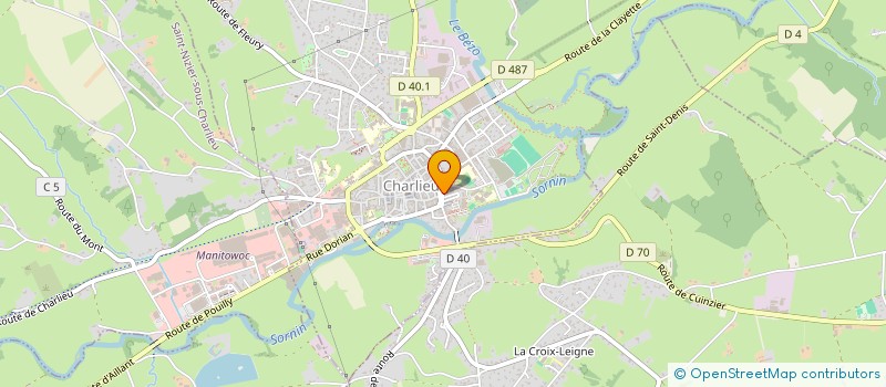 localisation de l'entreprise STUDIOS PHOTOCROM  CHARLIEU