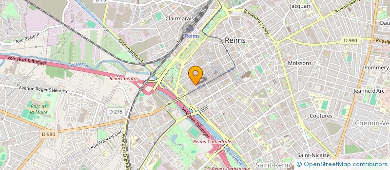 localisation de l'entreprise STUDIOS PIX' ART'  REIMS