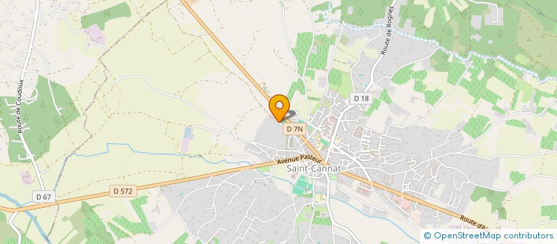 localisation de l'entreprise STUDIOSAVORA  SAINT-CANNAT