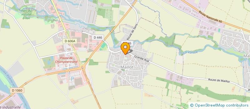 localisation de l'entreprise STUDIUM CONCEPTION  COURTOIS-SUR-YONNE