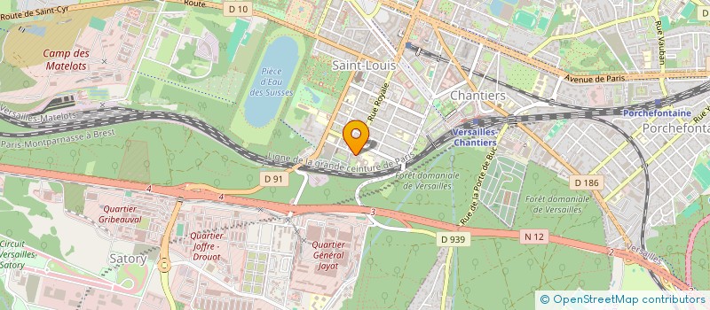 localisation de l'entreprise STUDIUM DE VERSAILLES à VERSAILLES