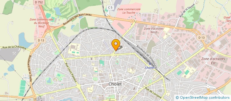 localisation de l'entreprise STUDIUM PAPIN à CHOLET