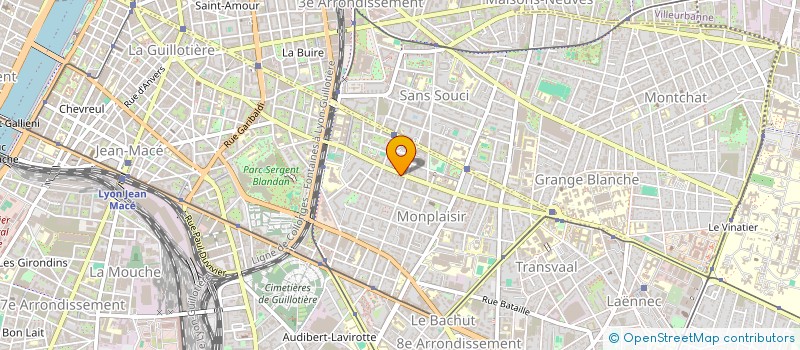 localisation de l'entreprise STUDY CLUB DENTAIRE ET IMPLANTAIRE  LYON