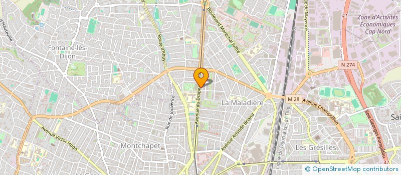 localisation de l'entreprise STUDYMMO 21 à DIJON