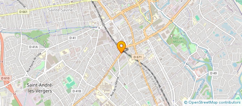 localisation de l'entreprise STUDYPAY à TROYES