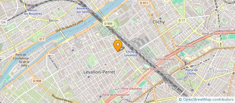 localisation de l'entreprise STUDYRAMA PASS à LEVALLOIS-PERRET