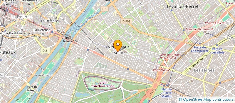 localisation de l'entreprise STUDYROOM à NEUILLY-SUR-SEINE