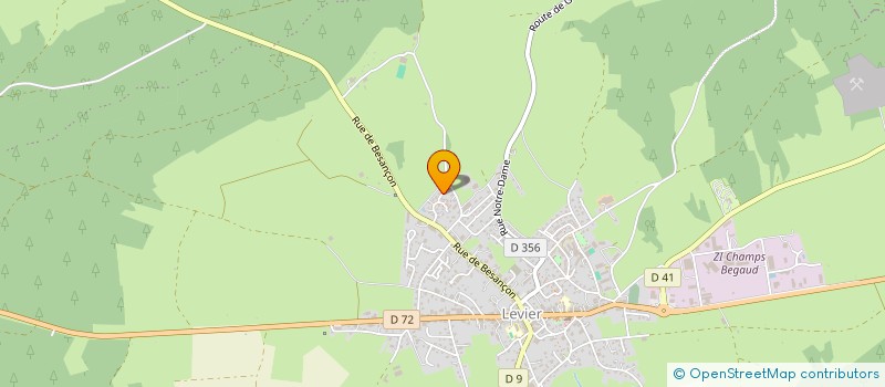 localisation de l'entreprise STUGUE RACING  LEVIER